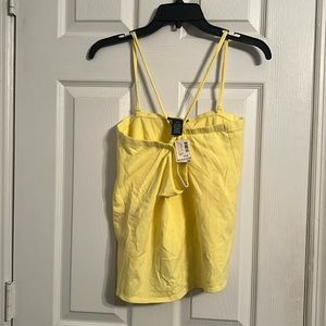 🆕Venezia tank top/halter - detachable straps - yellow